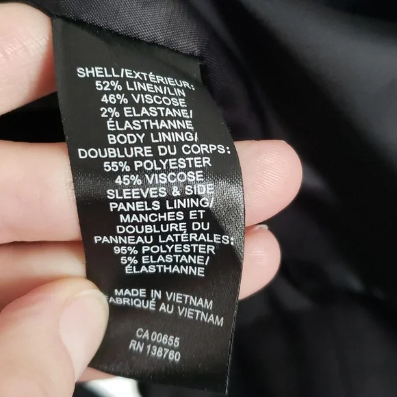 NWOT Women's linen blend blazer - Picture 4 of 5